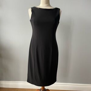 Joseph Ribkoff - Elegant Black Sleeveless Dress with open back